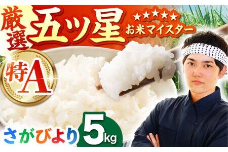 令和6年産 さがびより 白米 5kg  [HBL003] 白米 白米 白米 白米 白米 白米