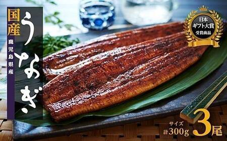 【数量限定】鹿児島県産うなぎ長蒲焼3尾（約100g×3尾）【鰻 国産うなぎ蒲焼き たれ うな重 ひつまぶし ウナギ 蒲焼  人気 おすすめ 鹿児島県 大崎町 A911】