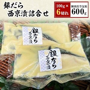 銀だら西京漬詰合せ　100g×6切れ(個別真空包装)_魚介・海産物   _【配送不可地域：離島】【1122337】
