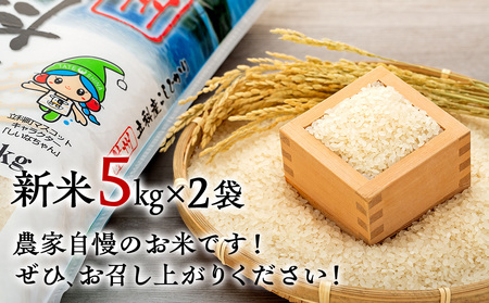 信州立科産コシヒカリ5㎏×2袋(令和7年産米)